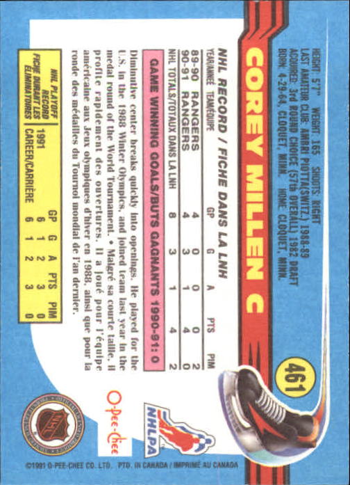 B2631- 1991-92 O-Pee-Chee Hk Cards 251-500 +Rookies -You Pick- 15+ FREE US SHIP - Picture 417 of 495