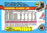 1991-92 O-Pee-Chee #464 Wendel Clark back image