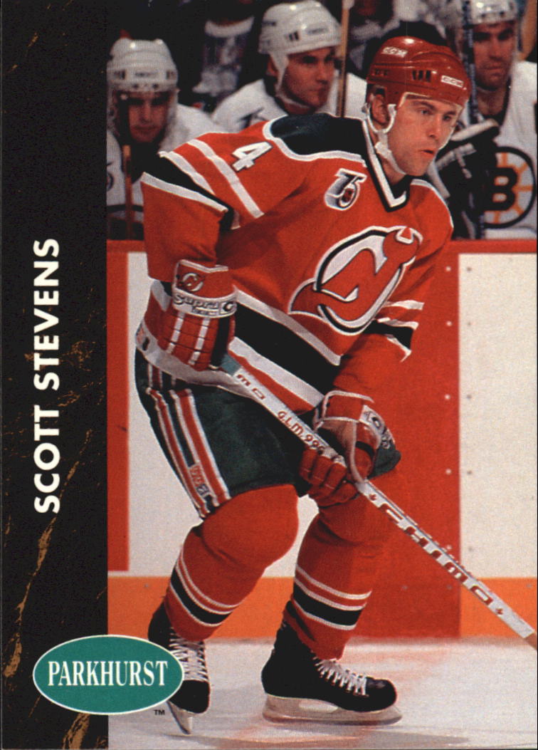 Scott Stevens autographed Hockey Card (New Jersey Devils, FT) 1998