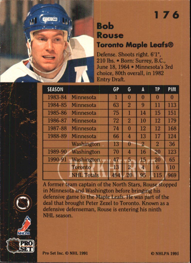 A8297- 1991-92 Parkhurst Hk Card #s 1-250 +Rookies -You Pick- 15+ FREE US SHIP - Picture 324 of 422