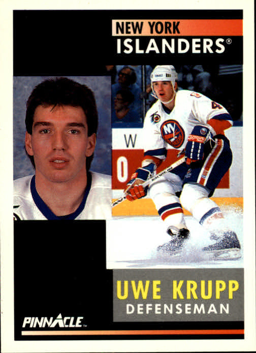 1991-92 Pinnacle #19 Uwe Krupp