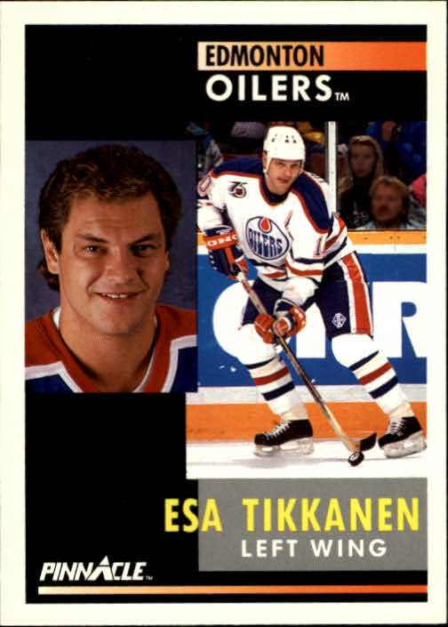 1991-92 Pinnacle #24 Esa Tikkanen