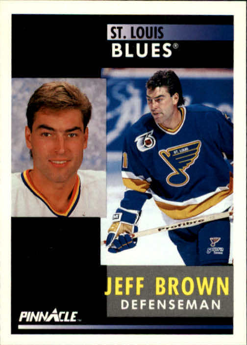 1991-92 Pinnacle #72 Jeff Brown