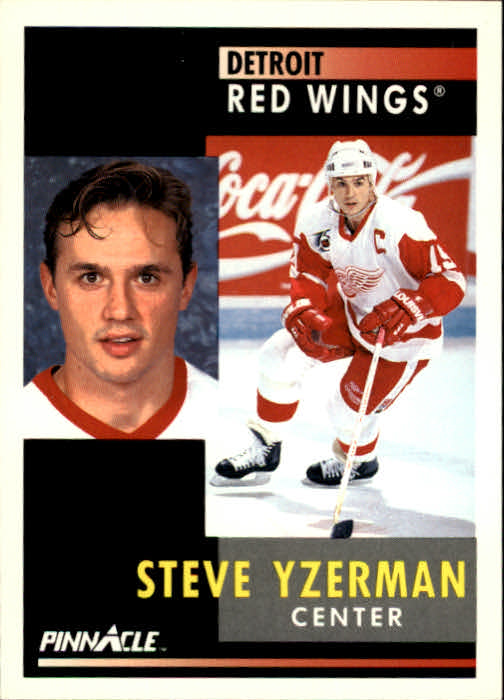 1991-92 Pinnacle #75 Steve Yzerman