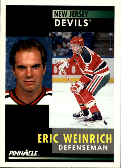 1991-92 Pinnacle #89 Eric Weinrich