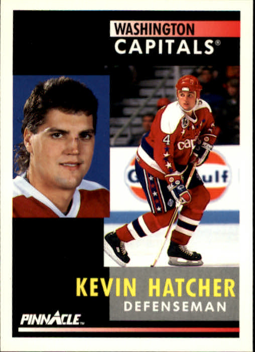 1991-92 Pinnacle #131 Kevin Hatcher