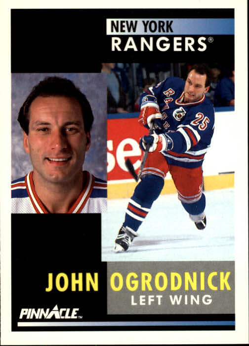 1991-92 Pinnacle #145 John Ogrodnick