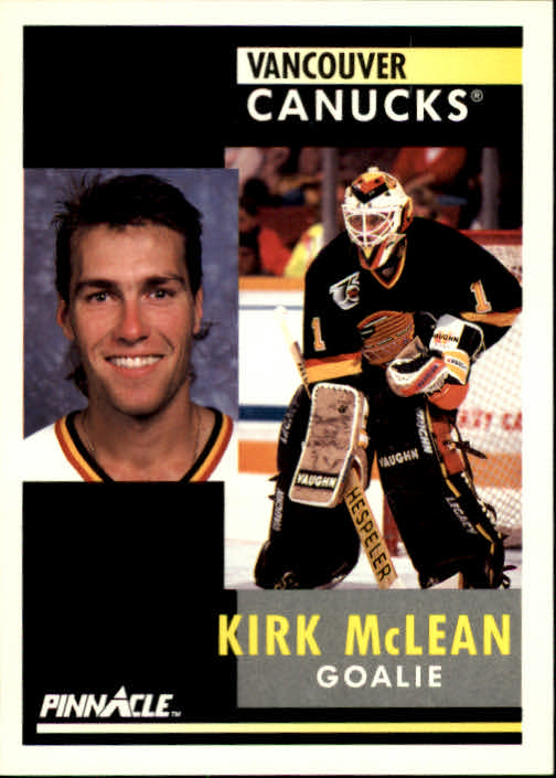 1991-92 Pinnacle #158 Kirk McLean