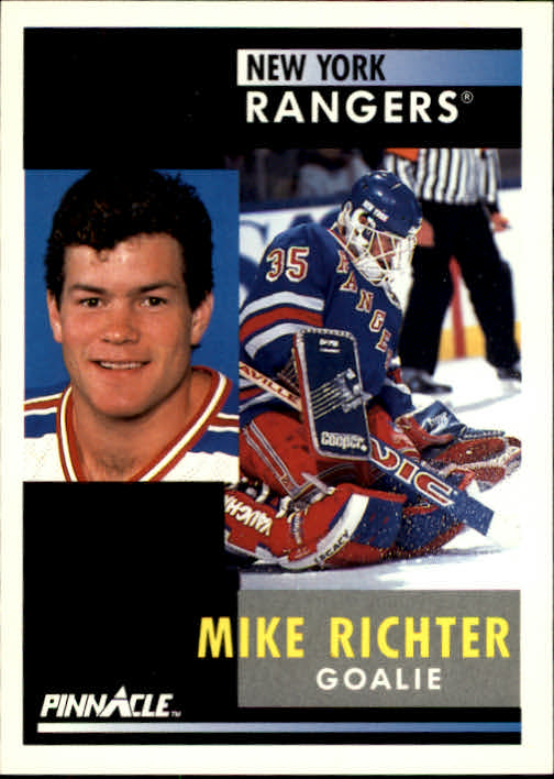 1991-92 Pinnacle #164 Mike Richter