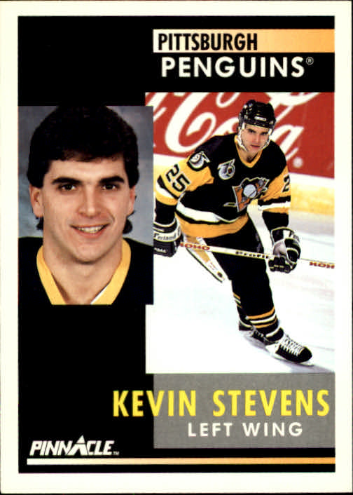 1990-91 KEVIN STEVENS O-PEE-CHEE PREMIER ROOKIE CARD #111 PITTSBURGH  PENGUINS