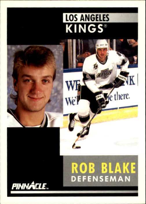 1991-92 Pinnacle #201 Rob Blake