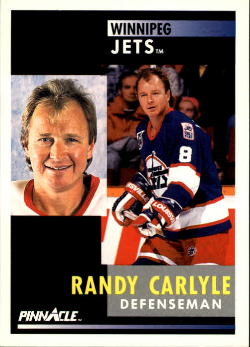 1991-92 Pinnacle #288 Randy Carlyle