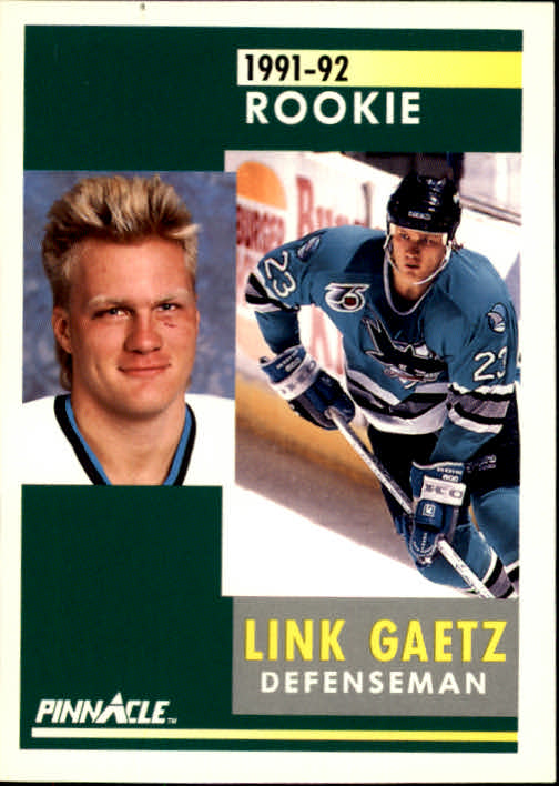 1991-92 Pinnacle #339 Link Gaetz