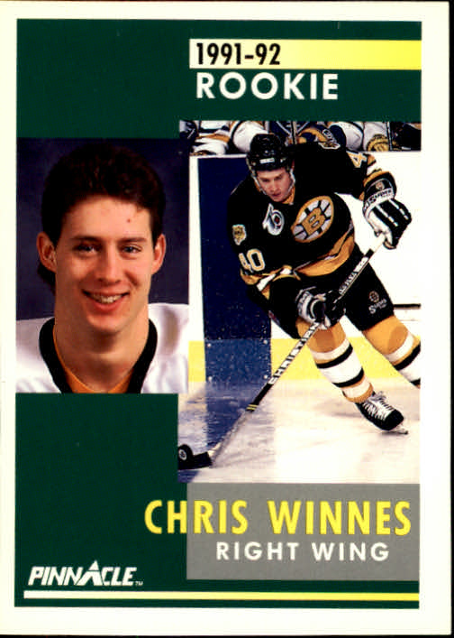 1991-92 Pinnacle #351 Chris Winnes RC