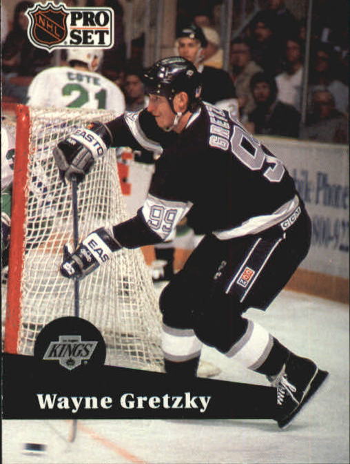 Wayne Gretzky Autographed 1990-91 Topps Card #3 Los Angeles Kings