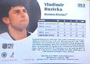 1991-92 Pro Set #353 Vladimir Ruzicka back image