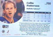 1991-92 Pro Set #356 Colin Patterson back image