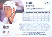 1991-92 Pro Set #371 Keith Brown back image