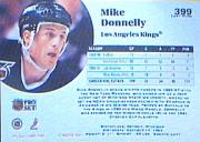 1991-92 Pro Set #399 Mike Donnelly RC back image