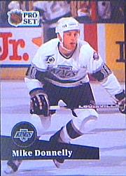1991-92 Pro Set #399 Mike Donnelly RC