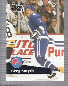 1991-92 Pro Set #465 Greg Smyth RC