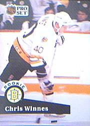1991-92 Pro Set #522 Chris Winnes