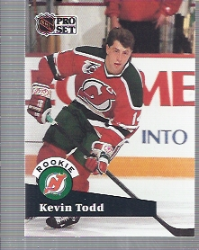 1991-92 Pro Set #548 Kevin Todd RC