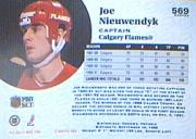 1991-92 Pro Set #569 Joe Nieuwendyk CAP back image