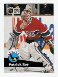 1991-92 Pro Set #599 Patrick Roy LL