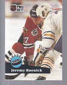 1991-92 Pro Set #605 Jeremy Roenick LL