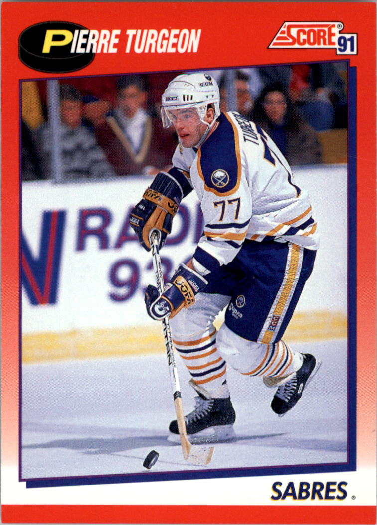 1991-92 Score Canadian Bilingual #4 Pierre Turgeon