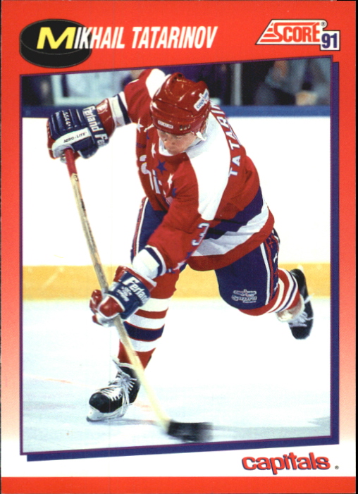 1991-92 Score Canadian Bilingual #37 Mikhail Tatarinov