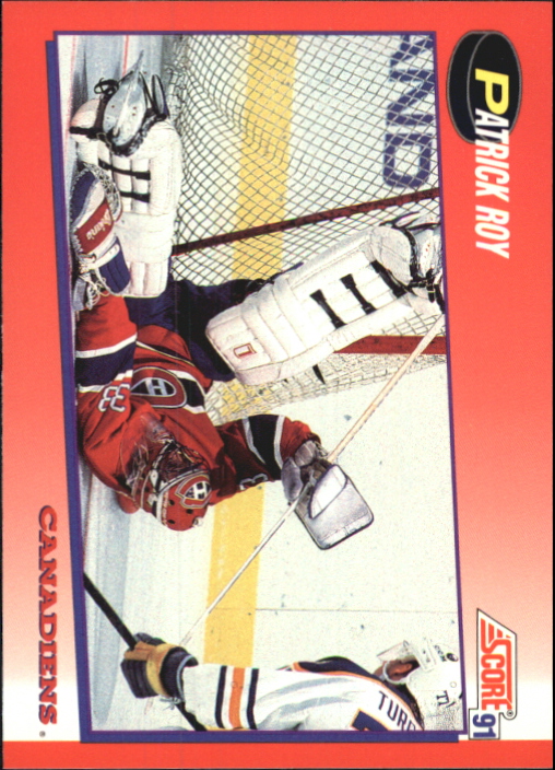 1991-92 Score Canadian Bilingual #75 Patrick Roy - Nm-mt - Card Gallery 