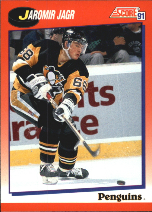1991-92 Score Canadian Bilingual #98 Jaromir Jagr