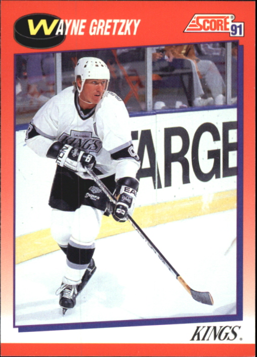 1991-92 Score Canadian Bilingual #100 Wayne Gretzky