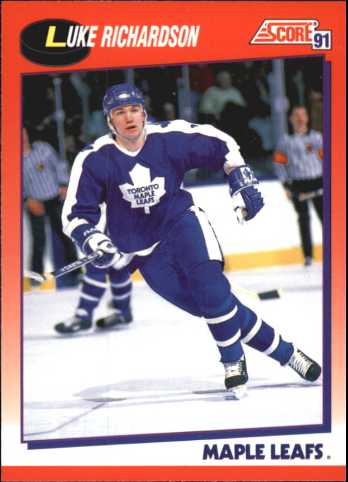 1991-92 Score Canadian Bilingual #139 Luke Richardson