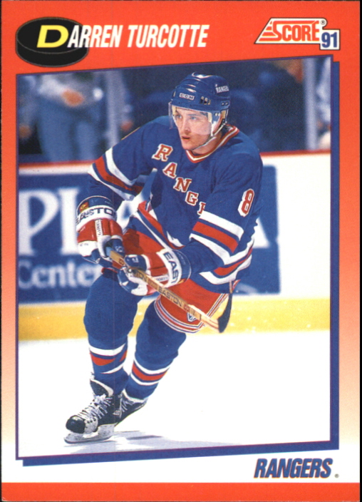 1991-92 Score Canadian Bilingual #196 Darren Turcotte