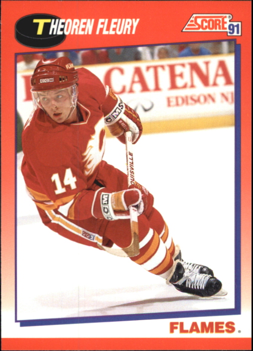 1991-92 Score Canadian Bilingual #226 Theo Fleury