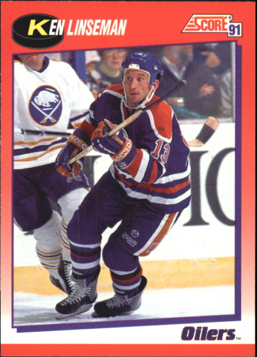 1991-92 Score Canadian Bilingual #239 Ken Linseman