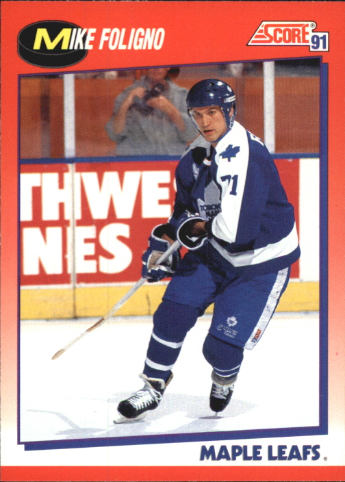 1991-92 Score Canadian Bilingual #248 Mike Foligno