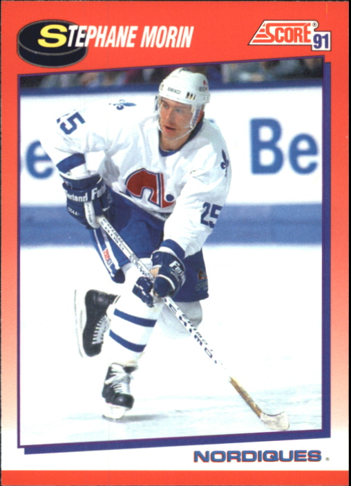 1991-92 Score Canadian Bilingual #254 Stephane Morin