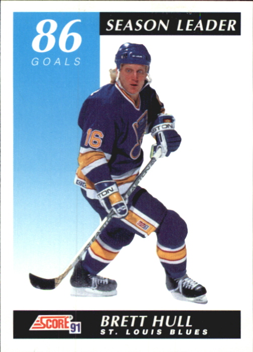 1991-92 Score Canadian Bilingual #294 Brett Hull SL