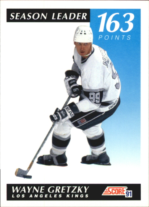 1991-92 Score Canadian Bilingual #296 Wayne Gretzky SL