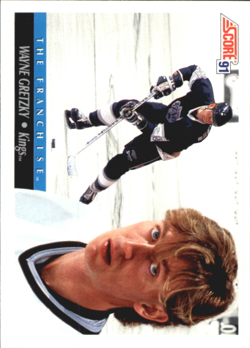 1991-92 Score Canadian Bilingual #312 Wayne Gretzky FRAN