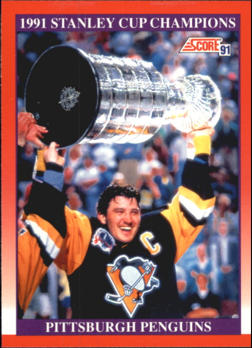 1991-92 Score Canadian Bilingual #315 Stanley Cup Champs