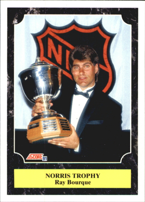 1991-92 Score Canadian Bilingual #319 Ray Bourque Norris
