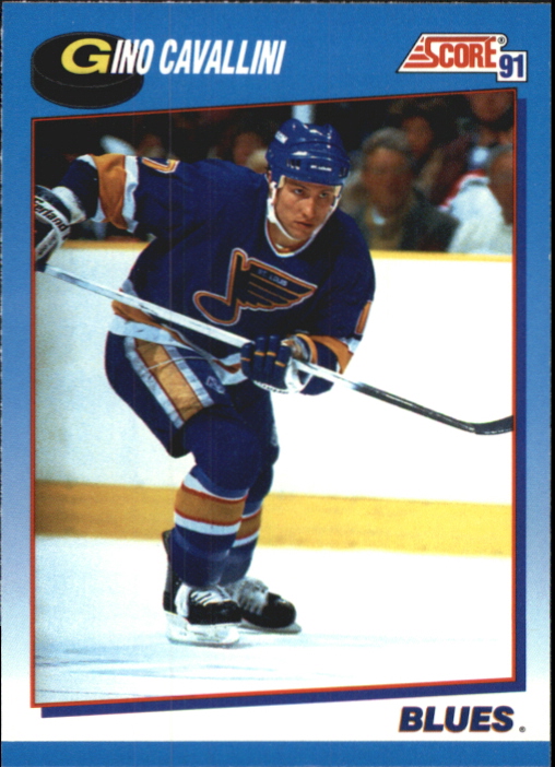 1991-92 Score Canadian Bilingual #478 Gino Cavallini