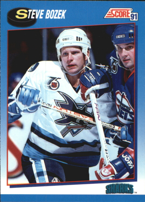 1991-92 Score Canadian Bilingual #556 Steve Bozek