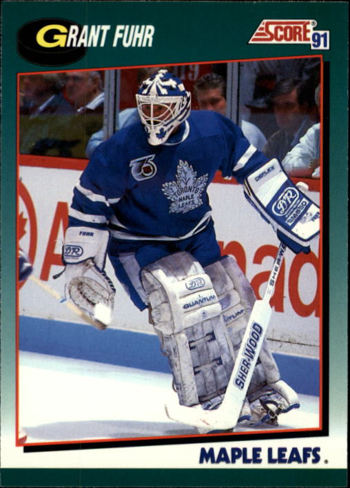 Grant Fuhr Hockey Card 1991-92 Score Canadian Bilingual #608 Grant Fuhr