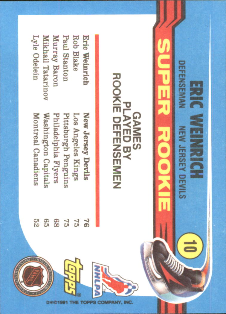 1991-92 Topps Hockey (Pick Card From List 1-307) C60 05-24 - Picture 13 of 495